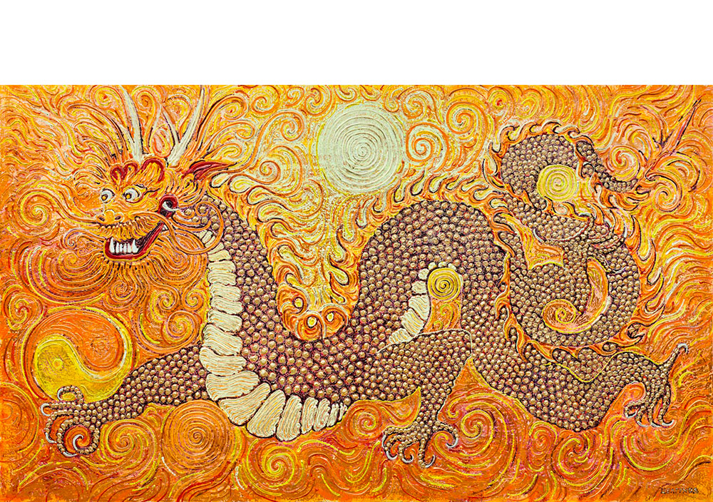 Никита Шелтунов. Восточный дракон. 2011. Х., м. 114 × 195